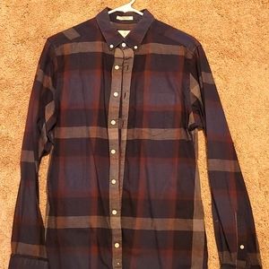 Gant business casual slim M (15 3/4) button up mens dress shirt